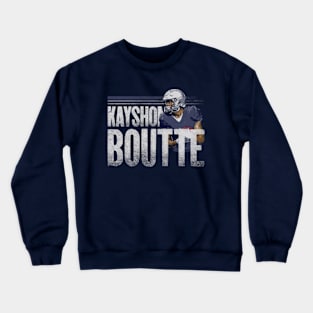 Kayshon Boutte New England Stack Crewneck Sweatshirt